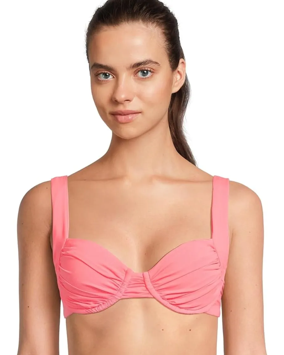 BECCA Color Code Francesca Multi Way Underwire Bra Top Coral Reef Online