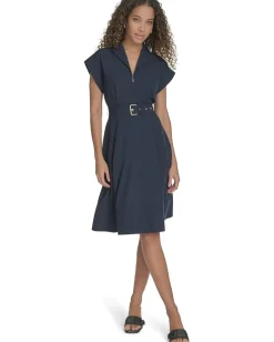 Calvin Klein Commuter Zip Front Aline Indigo Online