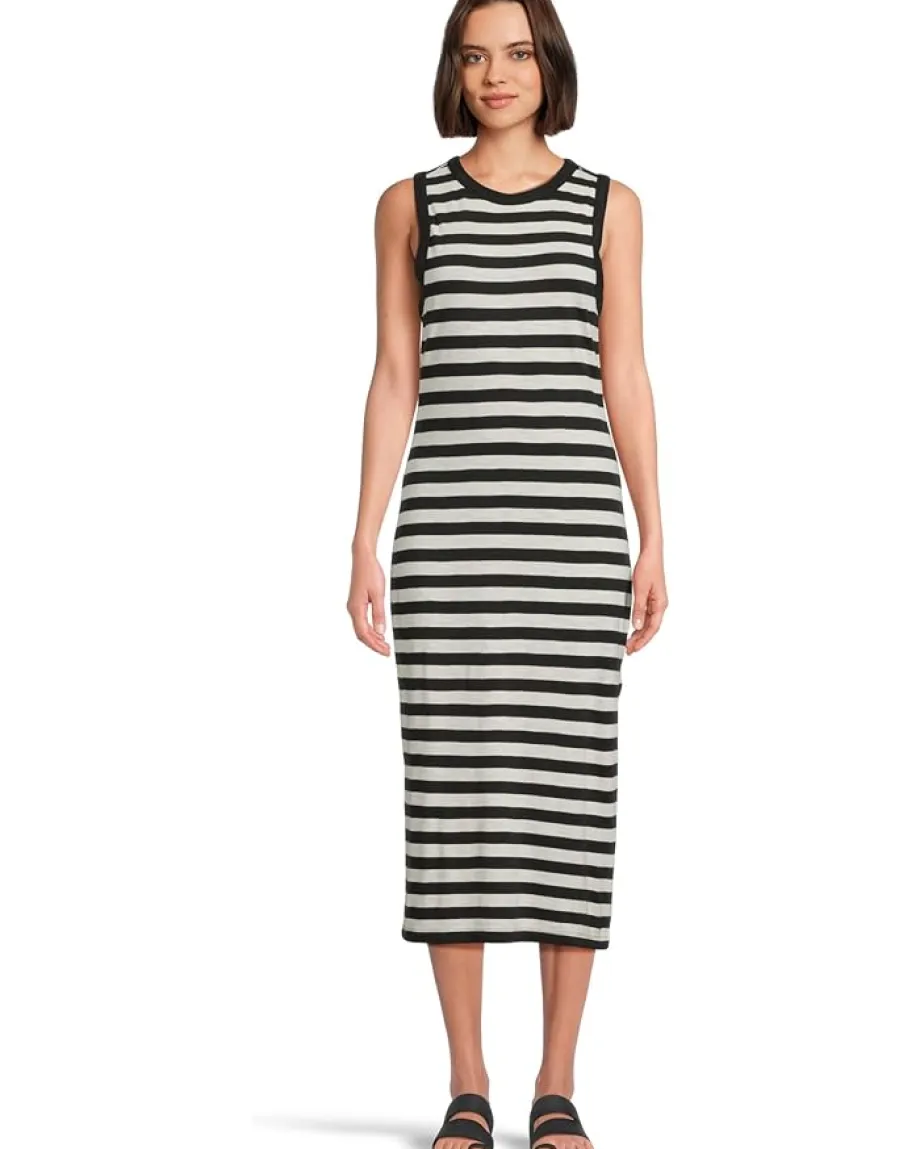 Sanctuary Contrast Trim Maxi Black/Macrame Stripe Sale