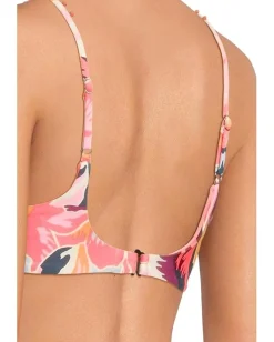 Maaji Coral Leafy Liberties Pink Overflow Hot