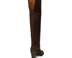 Frye Corinne Over The Knee Boot Dark Brown Hot