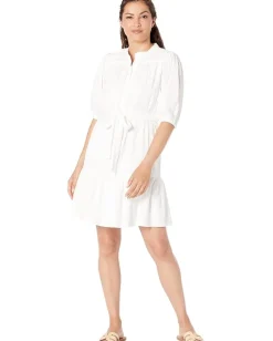 Women Maggy London Cotton Mini Fit-and-Flare