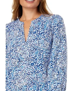 Lilly Pulitzer Coulter Long Sleeve Cotton Resort White Twisted Up Online