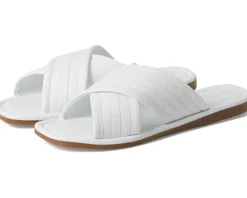Seychelles Courage Leather Slide Sandal White Hot