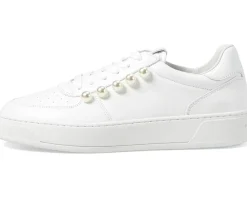 Stuart Weitzman Courtside Pearl Sneaker White Discount