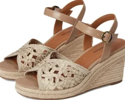 Lucky Brand Coyna Floral Espadrille Wedge Sandals Rhodonite/Rhodonite Discount