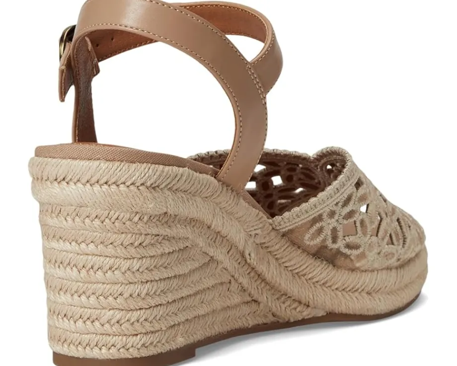 Lucky Brand Coyna Floral Espadrille Wedge Sandals Rhodonite/Rhodonite Discount