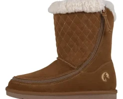 BILLY Footwear Cozy Quilt Lux Chestnut Hot