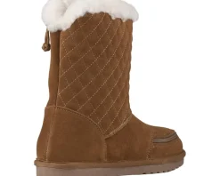 BILLY Footwear Cozy Quilt Lux Chestnut Hot