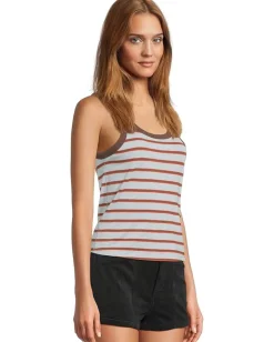Prana Cozy Up Scoop Tank Saltwater Stripe Discount