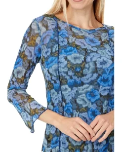 Women Vince Camuto Crew Neck Long Sleeve Blouse