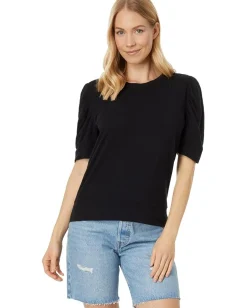 Women bobi Los Angeles Crew Neck Poof Sleeve Tee