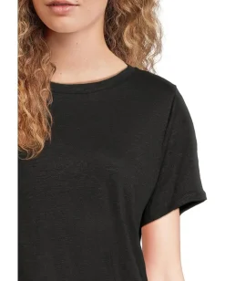 Eileen Fisher Crew Neck Short Sleeve Tee Black Best