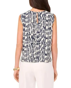 Women Vince Camuto Crew Neck Tank Blouse