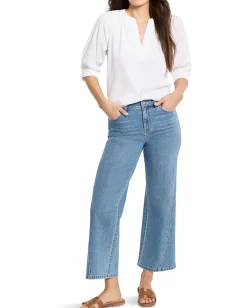 Women NIC+ZOE Crinkle Knit Cafe Top