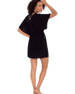 Women Lauren Ralph Lauren Crinkle Rayon Dress