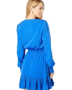 Lilly Pulitzer Cristiana Dress Ikat Blue Petite Leopard Jacquard Online