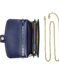 Women Lauren Ralph Lauren Croc-Embossed Medium Adair Crossbody