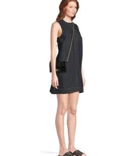 Women Lauren Ralph Lauren Croc-Embossed Medium Adair Crossbody