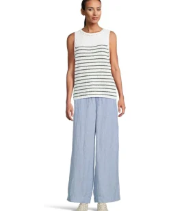 Women Tommy Bahama Crochet Edge Striped Tank