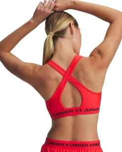 Women Under Armour Crossback Mid Impact Bra