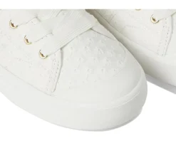 Keds Cruise Slip On Snow White Mini Daisy Eyelet Hot