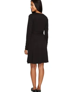 Toad&Co Cue Wrap Dress Black