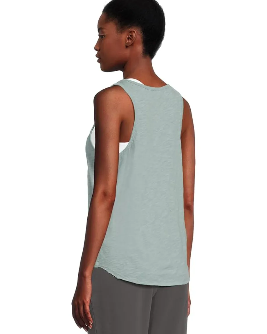 Mod-o-doc Curve Hem Scoop Neck Tank Gris Mist