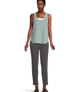 Mod-o-doc Curve Hem Scoop Neck Tank Gris Mist
