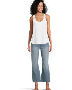 Mod-o-doc Curve Hem Scoop Neck Tank White