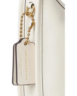 COACH Curve Zip Bag Chalk New