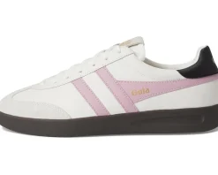 Gola Cyclone Leather White/Candy/Black/Dark Gum Best
