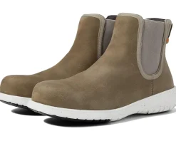 Bogs Cypress Chelsea Nano-Composite Safety Toe Taupe