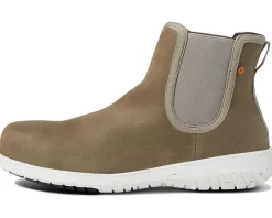 Bogs Cypress Chelsea Nano-Composite Safety Toe Taupe