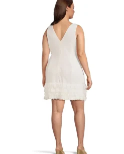 Women Adrianna Papell 3d Petal Crepe Short Dress
