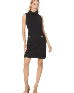 Lilly Pulitzer Daisee Shift Noir Knit Pucker Jacquard