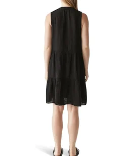 Michael Stars Daisy Above Knee Dress Black Discount