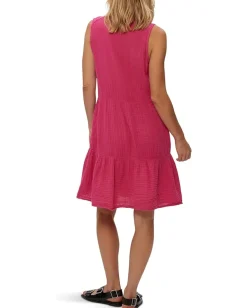 Michael Stars Daisy Above Knee Dress Pitaya Hot