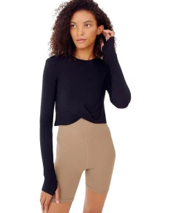 Splits59 Daisy L/S Jersey Tee Black Outlet