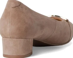 Trotters Dakota Taupe Suede Hot