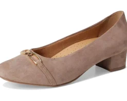 Trotters Dakota Taupe Suede Hot
