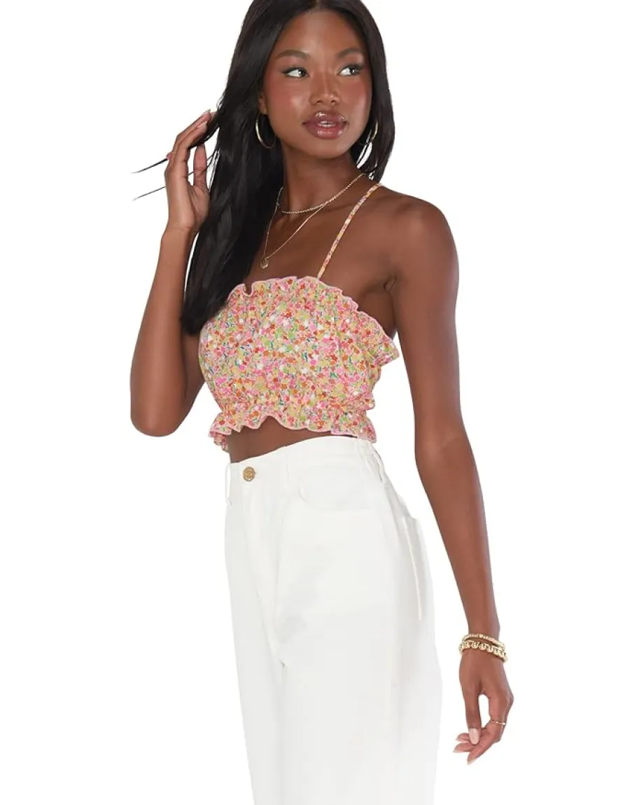 Show Me Your Mumu Dakota Top Beachy Blossom Sale