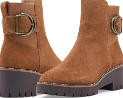 Blondo Dakota Waterproof Cognac Suede Hot