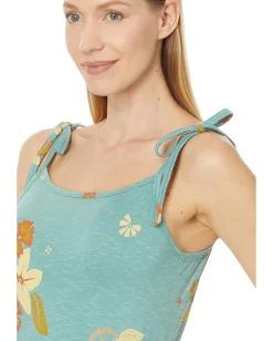 Toad&Co Dandelion Midi Sleeveless Dress Mineral LG Floral Print Clearance