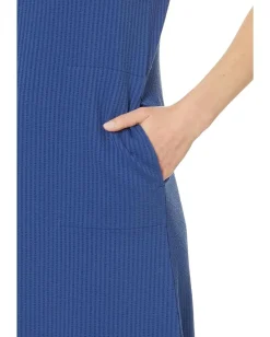 Toad&Co Dandelion Midi Sleeveless Dress Cornflower Texture New