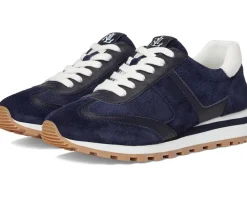 Women Lauren Ralph Lauren Dani Perforated Suede Sneakers