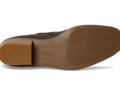 Clarks Danyelle Wish Taupe Oily Leather Discount