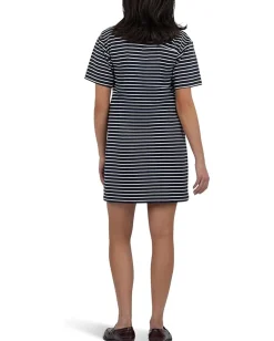 Women KUT from the Kloth Daphne Short Sleeve Fold Dress