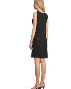 Tommy Bahama Darcy Jeweled Sleeveless Sheath Dress Black Online
