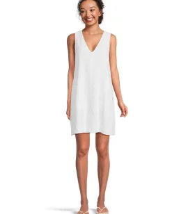 Splendid Dawson Linen Mini Dress White Discount